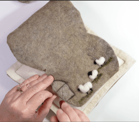 Sheep Pouch Felting Kits
