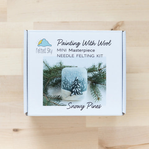 Snowy pines mini