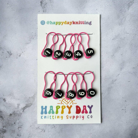 Bulb Pin Stitch Markers for Knitting/Crochet - Set of 10 #4