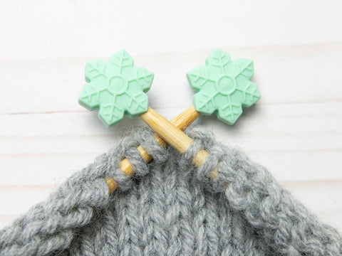 Mint Snowflake | Stitch Stoppers