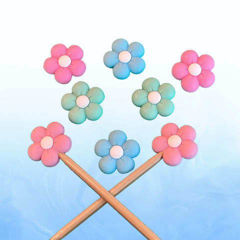 UPDATED Cartoon Flowers Vintage Silicone Gifts for Knitters