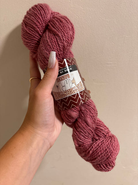 Raspberry Cheesecake Rambouillet Mohair Yarn