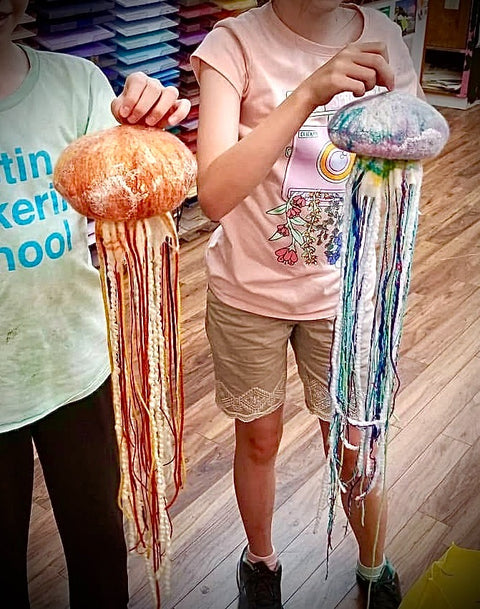 Wet Felting Jelly Fish With Marti Swanson