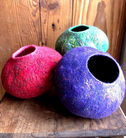 Wet Felted Vessels with Marti Swanson