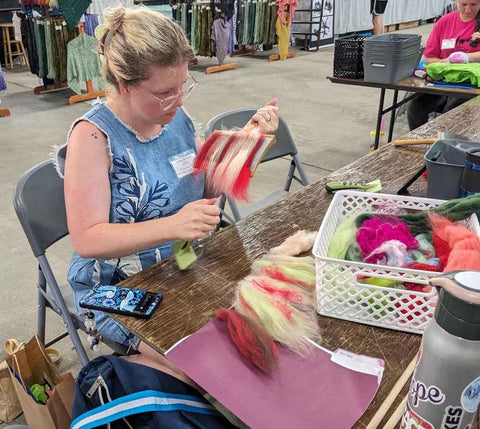 The Answer is in the Cards: Fiber Preparation for Hand Spinners with Q and Katy from Yarn Adventure Truck