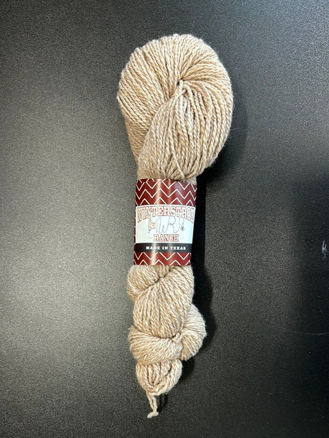 Tan yarn Alpaca Rambouillet Mohair Yarn