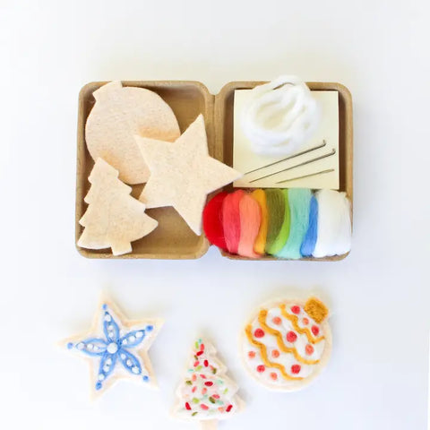 Mini Sugar Cookie Felting Craft Kit