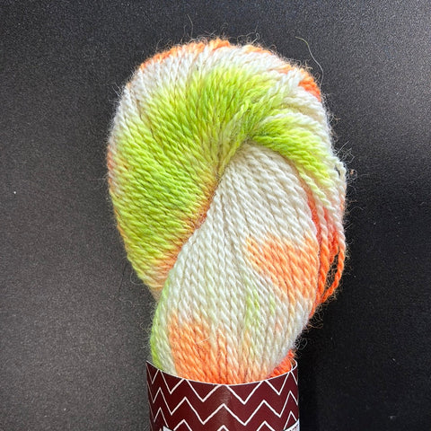 Neon Carrot Alpaca Yarn