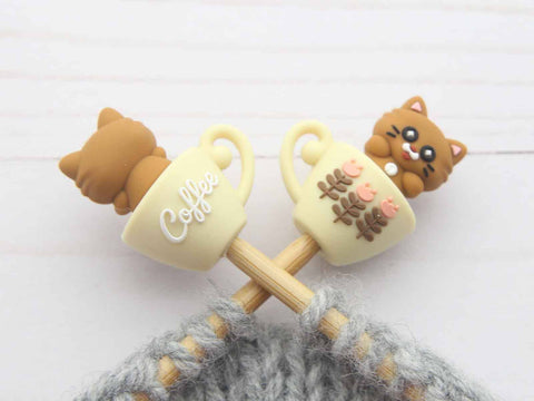 Coffee Cat | Stitch Stoppers