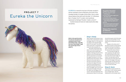 Swatch Critters from the Pin Loom: Step-by-Step Instructions