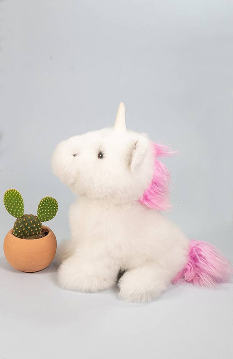 Unicorn 10" | Alpaca Stuffed Animal | Handmade