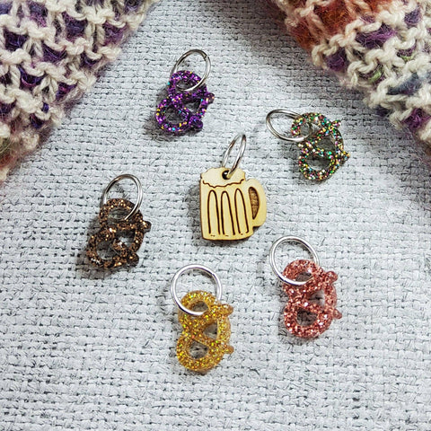 Pretzels Stitch Marker Set