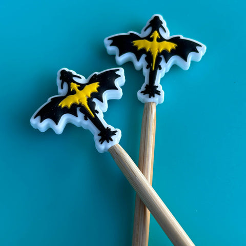 Knitting needle point protectors - Dragon Books Reading