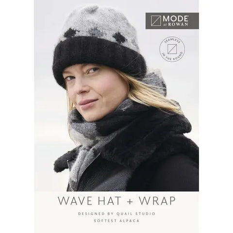 Mode Pattern Wave Wrap & Hat
