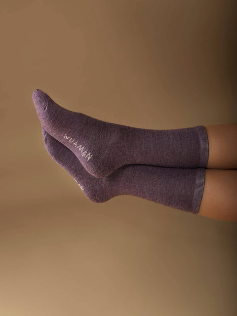 Solid Alpaca Socks | Light Cushion | Crew Socks | UPDATED