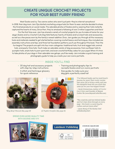 Sookie and Ivy Crochet Cute Dog Hats - Stitch For Your Dog!