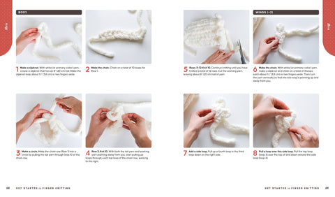 Get Started in Finger Knitting