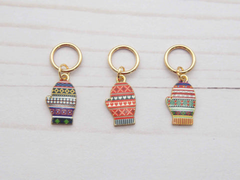 Fair Isle Mittens | Stitch Markers