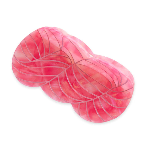 Pink Yarn Skein Hair Claw Clip