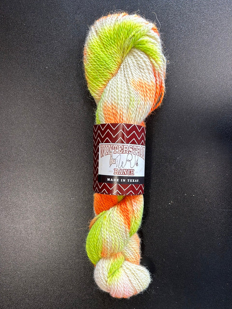 Neon Carrot Alpaca Yarn