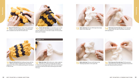 Get Started in Finger Knitting