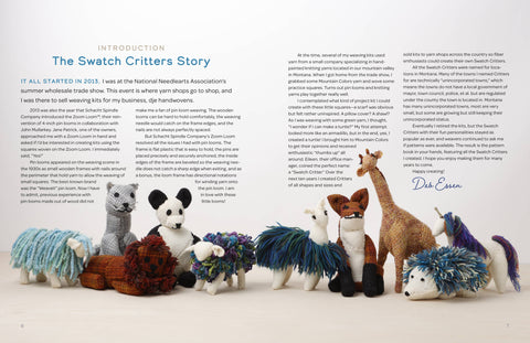 Swatch Critters from the Pin Loom: Step-by-Step Instructions