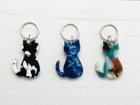 Bold Cat | Stitch Markers