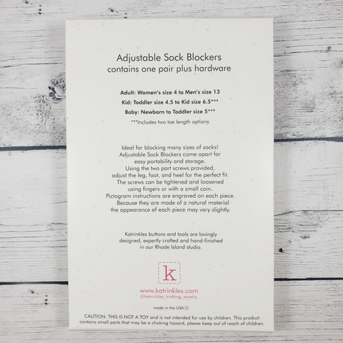 Adjustable Sock Blockers - Pair