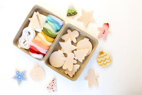 Sugar Cookie Felting Craft Kit