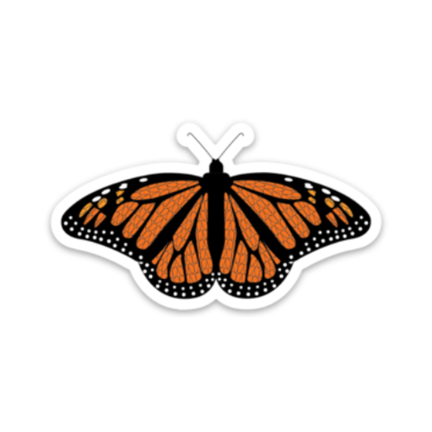 Monarch Butterfly Knitting Sticker