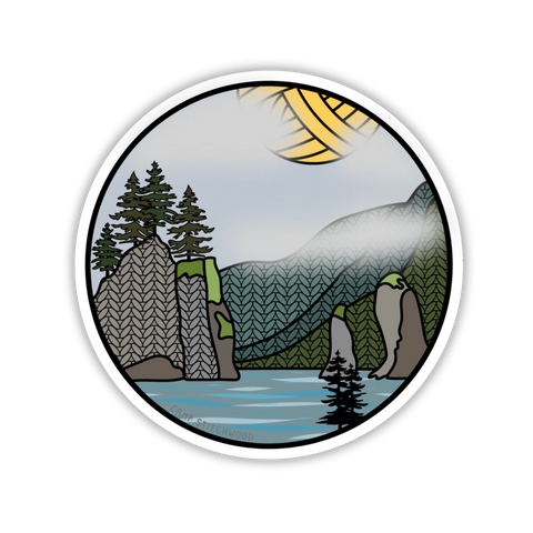 Kenai Fjords Knitional Park Sticker