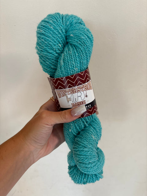 Electric Blue Merino Mohair Yarn