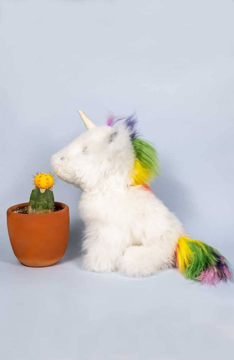 Unicorn 10" | Alpaca Stuffed Animal | Handmade