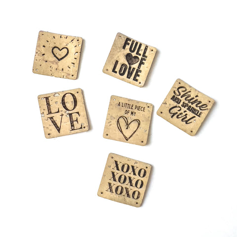 Love — Cork Sew-In labels