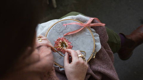 Embroidery on Knits