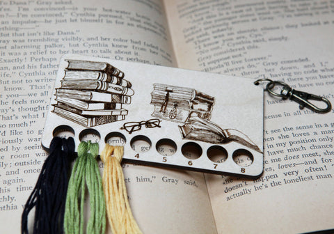 Maple Wood Embroidery Floss Thread Storage Holder*