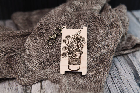 Flowers in Jar Spinners Control Tool , Wraps Per Inch