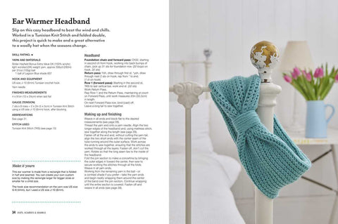 Tunisian Crochet for Beginners: 30 easy projects to make by Laura Strutt