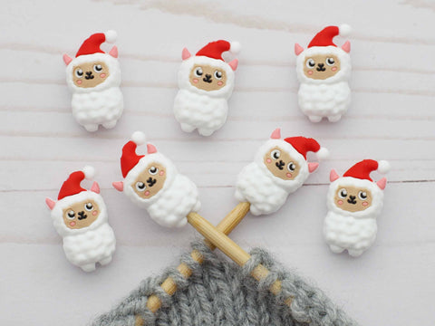 Festive Llama | Stitch Stoppers