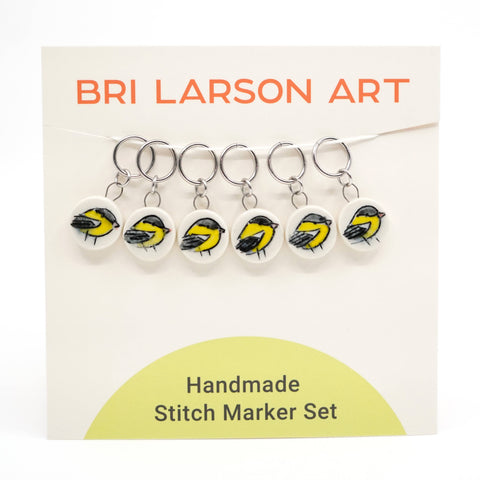 Goldfinch Stitch Marker Set