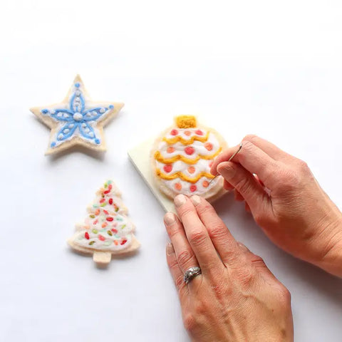 Mini Sugar Cookie Felting Craft Kit