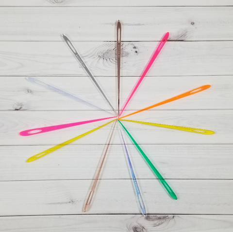 Colorful Tapestry Needles set of 5