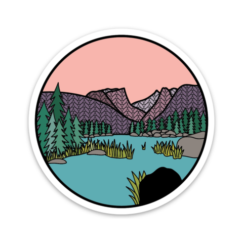 Rocky Mountain Knitional Park Sticker