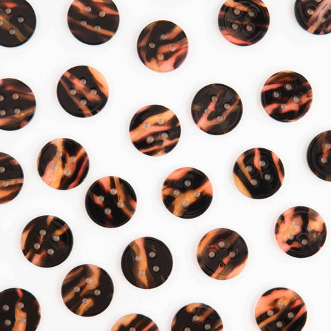 Tortoise Shell Large 1" Buttons