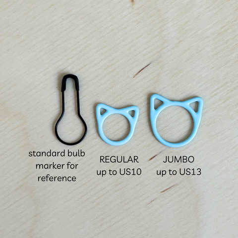 Basic Stitch Set Snag-Free Metal Stitch Markers Cat + Hearts