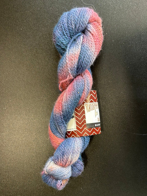 Red white and blue Alpaca Yarn