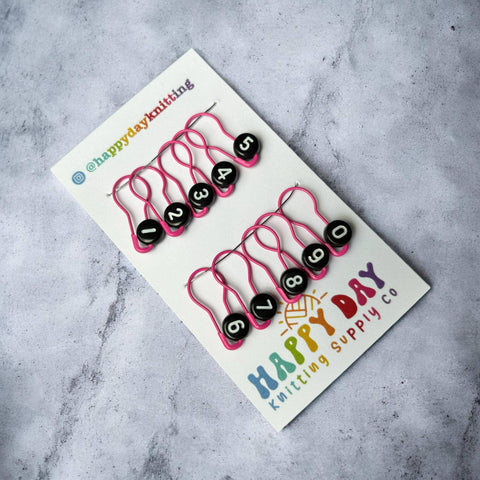 Bulb Pin Stitch Markers for Knitting/Crochet - Set of 10 #4