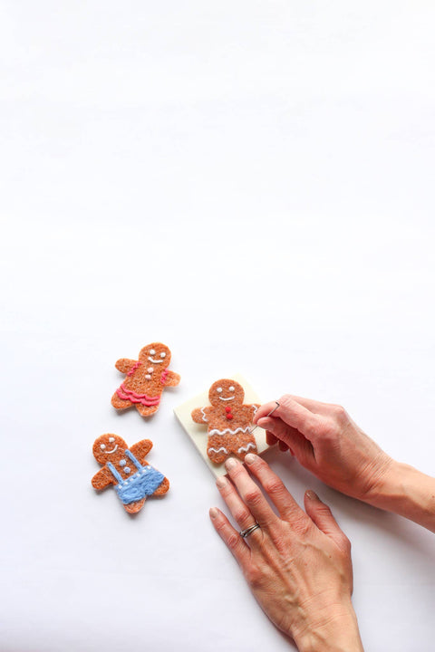 Gingerbread Cookie Felting Craft Kit