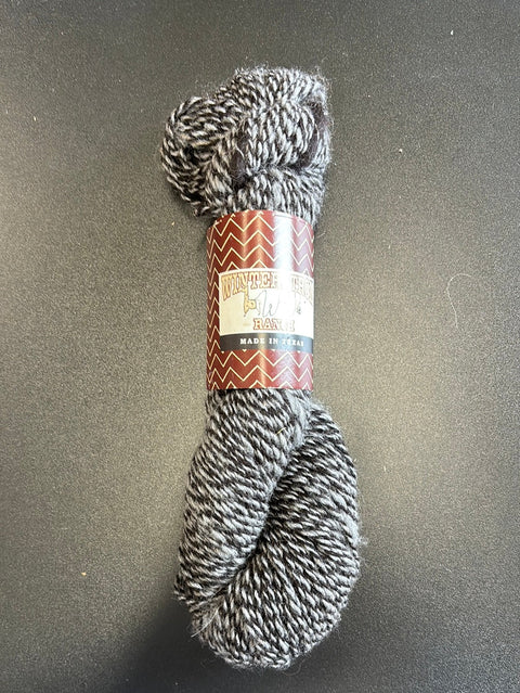 Black and grey Alpaca yarn