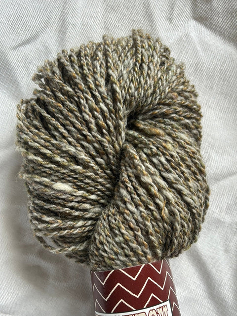 Spinning into Gold Rambouillet Mohair Yarn